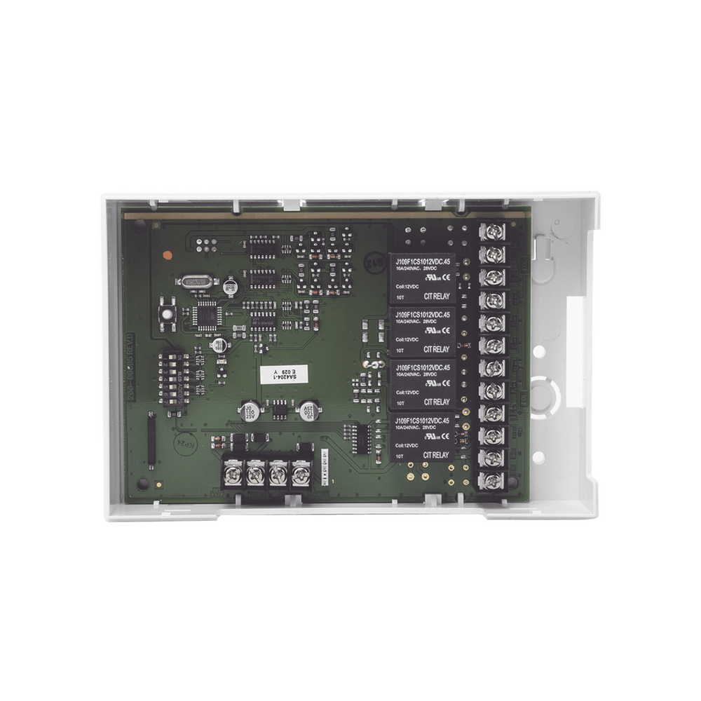 Modulo de 4 relevadores para funciones de automatización/etapas de potencia/sirenas adicionales