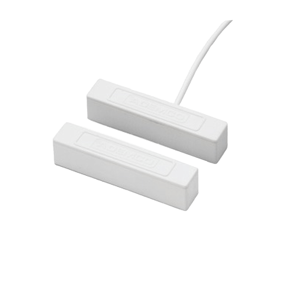 Contacto magnético direccionable compatible con paneles vista con V-Plex color blanco
