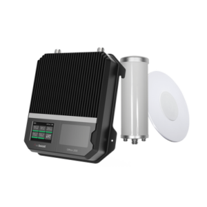 Kit Amplificador de Señal Celular 2G, 3G y 4G / Mejora llamadas convencionales y VoLTE / Amplifica señal de TELCEL, AT&T y MOVISTAR / Cubre hasta 400 m² con una antena y hasta 1600 m² con 4 antenas.