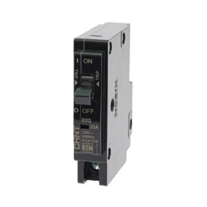 Interruptor Termomagnético Enchufable, Serie: B2Q, 1P, 20A, 120/240V (SKU:1002263)
