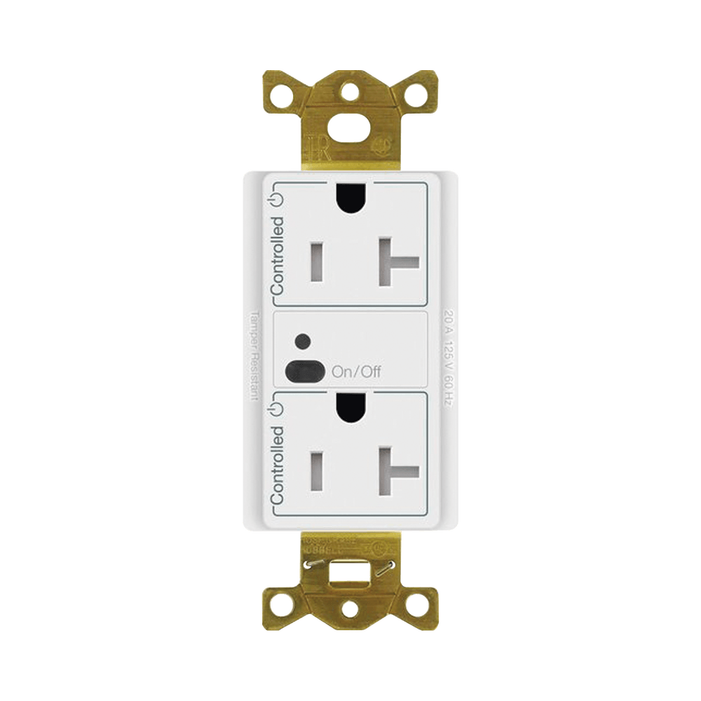 Receptáculo con señal inalámbrica ClearConnect Lutron VIVE / 20 A, control inteligente en 1 conector.