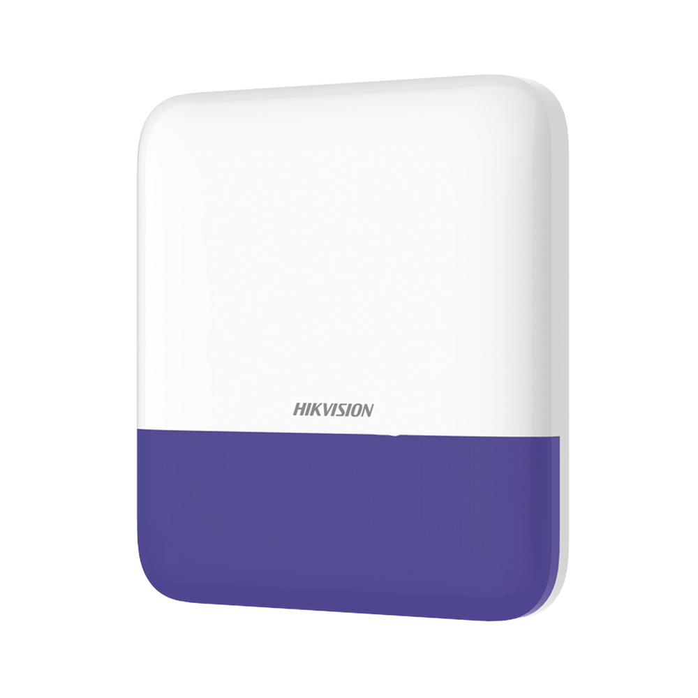(AX PRO) Sirena Inalámbrica con Estrobo Azul para Exterior IP65 / 110 dB