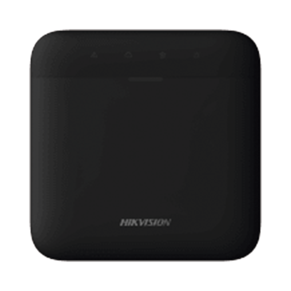 (AX PRO) Panel de Alarma Inalámbrico de Hikvision / Color Negro / Soporta 48 Zonas / GSM 3G/4G, Wi-Fi y Ethernet / Incluye Batería de respaldo / Compatible con los Accesorios AX PRO.