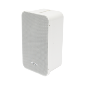 Altavoz Tipo Columna | 20 Watts | 100 V | Rejilla de Metal | Color Blanco | Montaje en L | Exterior IP66