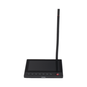 Micrófono IP | 12 VCD |  Pantalla Touch 7" | Transmisión en Tiempo Real | Integración con HikCentral Professional