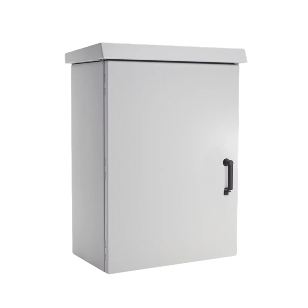 Gabinete Para Exterior OSP ComLine De 25 UR, 700 mm de Ancho, 600 mm de Profundidad, De Aluminio, Color Gris Claro Con Protección NEMA 4/12/4X/3/3R; IP66,