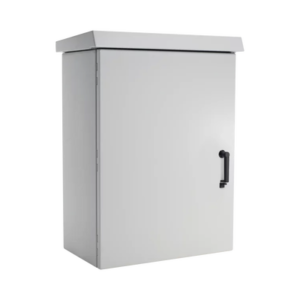 Gabinete Para Exterior OSP ComLine de 18 UR, 600 mm de Ancho, 500 mm de Profundidad De Aluminio, Color Gris Claro Con Protección NEMA 4/12/4X/3/3R; IP66