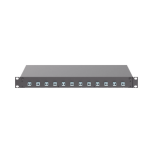 Distribuidor de Fibra Óptica, Con 12 Conectores LC Duplex (24 Fibras), Para Fibra Multimodo OM3/OM4, 1 UR