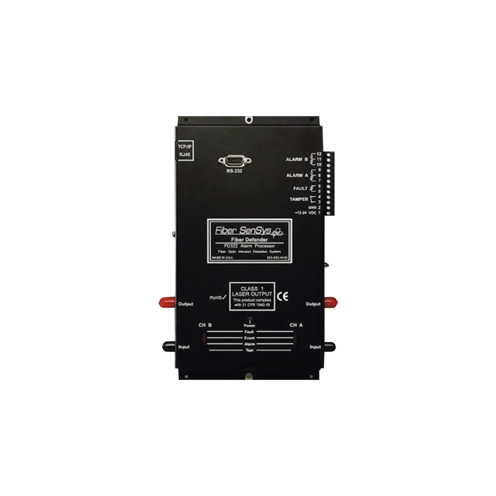 Sensor de Seguridad Perimetral de 2 Zonas/ Detección por Fibra Óptica Sensitiva/ Rango de 0 a 500 metros de protección