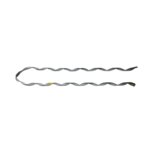 Remate Preformado de Acero Galvanizado para fibra Mini-ADSS, Diámetros 6-7 mm (Estructura de 4 hilos con Polvo Abrasivo)