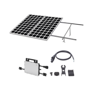 Kit Solar para Interconexión de 1.1 KW de Potencia Pico 220Vcc con Microinversor 1KW y 2 Módulos de 550 W (Incluye Montaje )