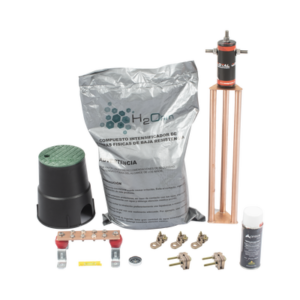 Kit de tierra física modelo TG45AB con Electrodo Magnetoactivo, capacidad: 45 AMP