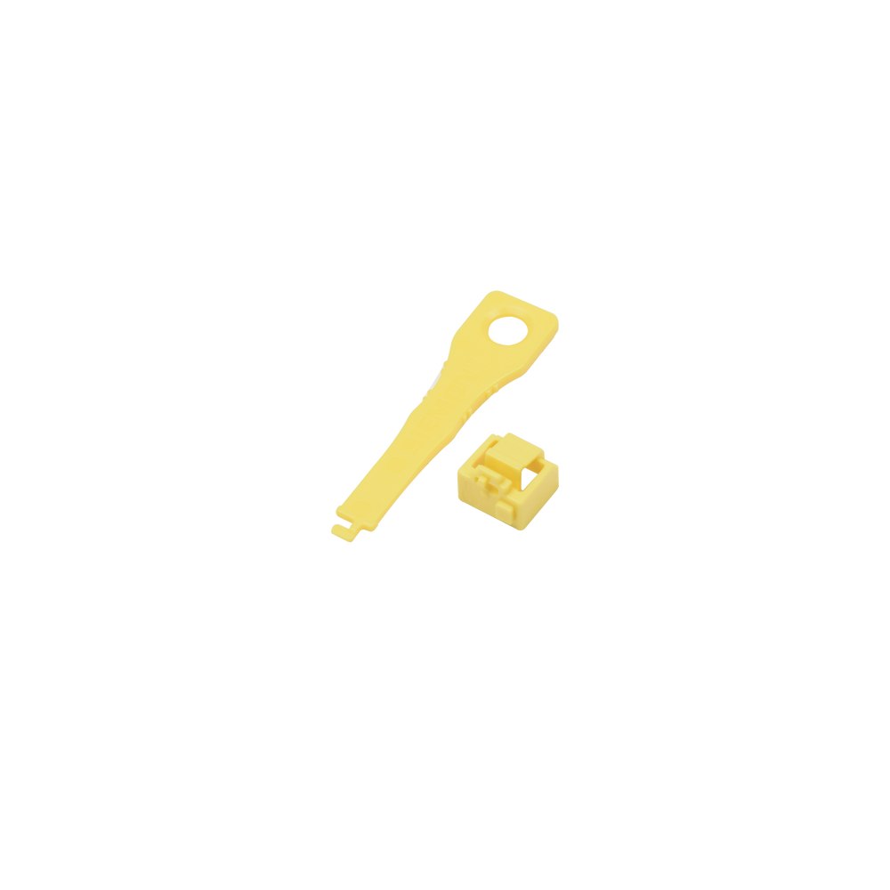 Protector de Bloqueo LockIT, para Salida RJ45, Incluye una Llave Universal, Bolsa con 10 Piezas