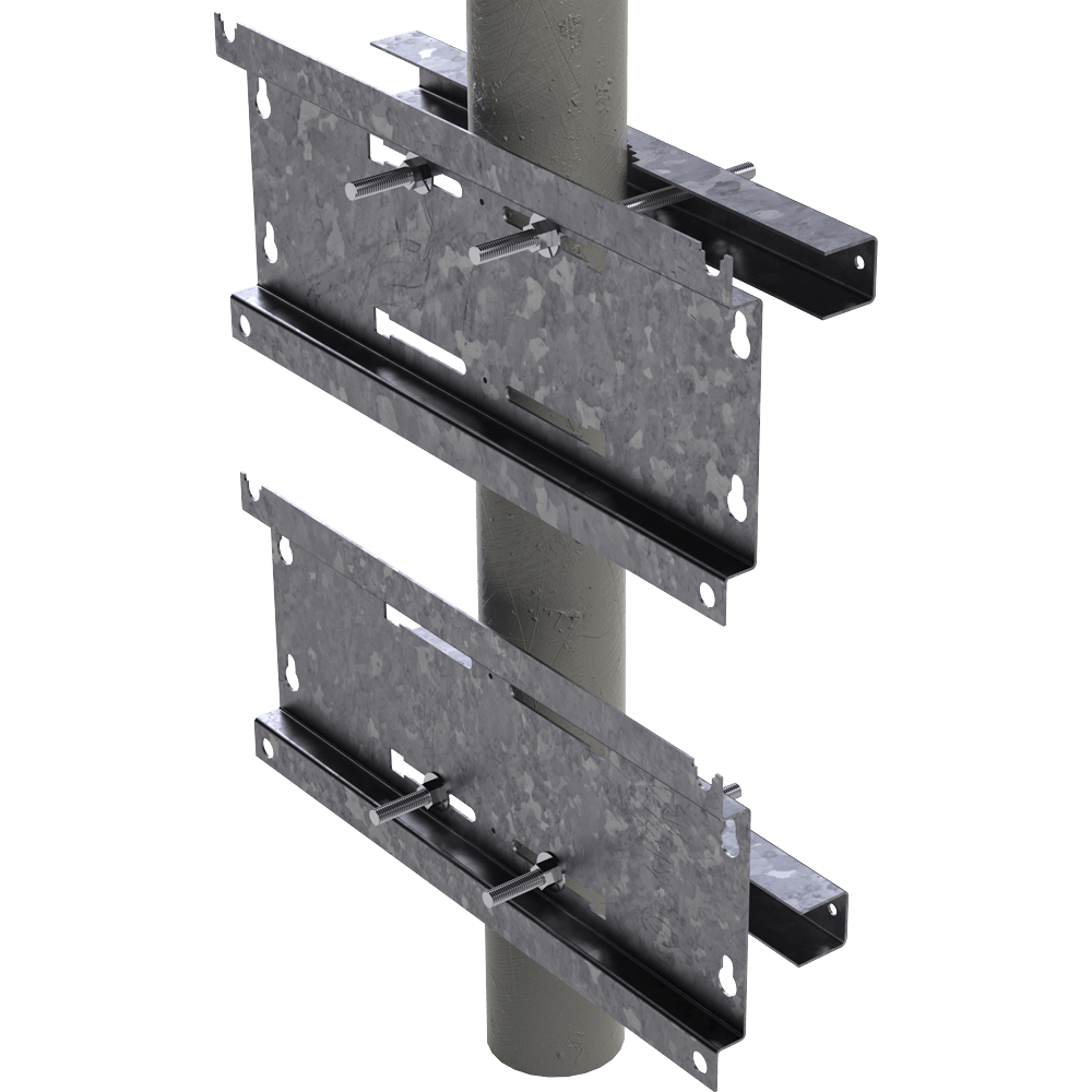 Herraje para Fijación a Pared, Torre o Poste compatible con LP-FORTE-16UR3 y LP-FORTE-24U-R3