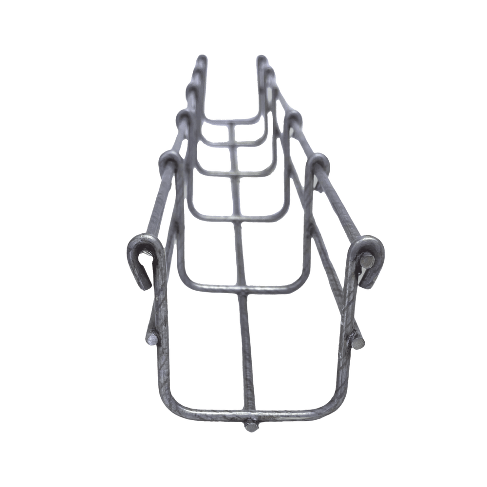 Charola Bimetálica Tipo Malla 66/50 mm, Ideal Para Utilizarse al Exterior o Zonas Húmedas, Hasta 53 Cables Cat6, Tramo de 3 Metros