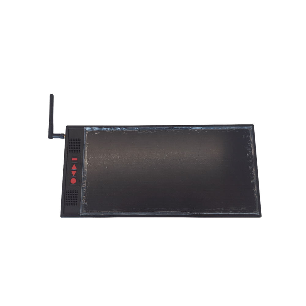 Panel Informativo LED Alfanumérico / 2x6 Dígitos / RF 433,92 MHz ±75k / 1W / Sensibilidad 106 dB / Montaje en Pared / Alimentación 110/230 VA / Incluye Configuración y Alimentación