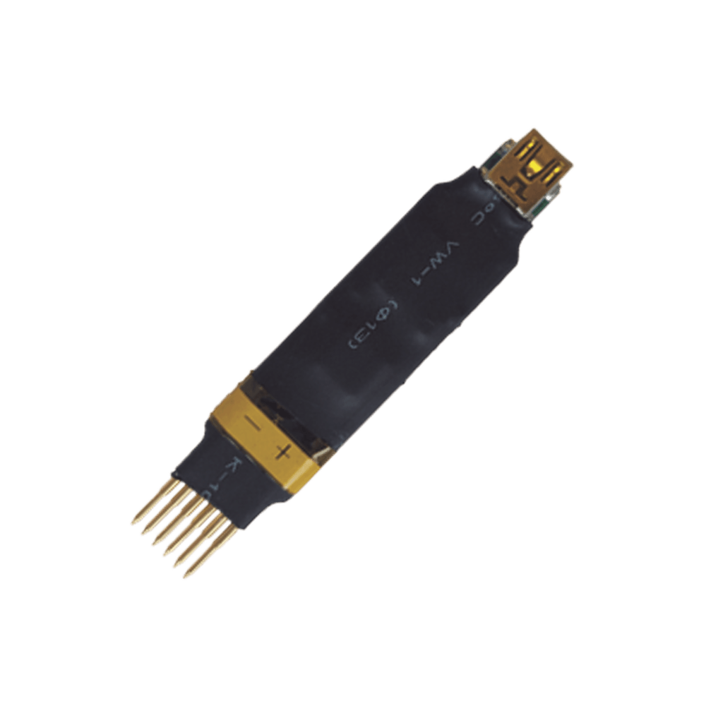Programador para Receptor de Alarmas / Plug 6 Pogo-Pin / 0.005 kg / USB Plug de 6 Pogo / 75x15x5 mm / Incluye Software de Configuración