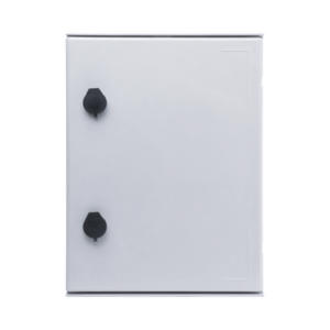 Gabinete de Poliéster IP65 Uso en Intemperie (300 x 400 x 200 mm) con Placa Trasera Interior de Plástico (Incluye Chapa y Llave).