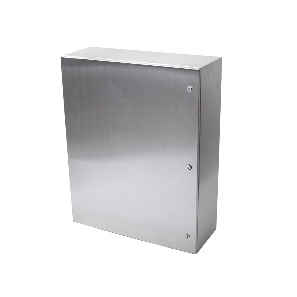 Gabinete de Acero Inoxidable IP66 Uso en Intemperie (800 x 1000 x 300 mm) con Placa Interna Galvanizada. - Imagen 2