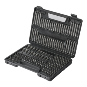 Juego de 208 Puntas para Taladro Entrada Hexagonal 1/4". Incluye Estuche.