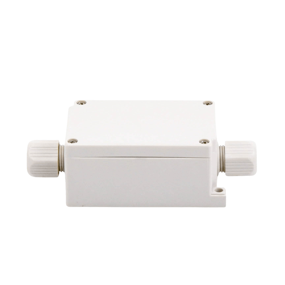 Caja de Conexión Exterior con Conexión Lateral para 6 Líneas (doble tornillo). Incluye Glándulas.