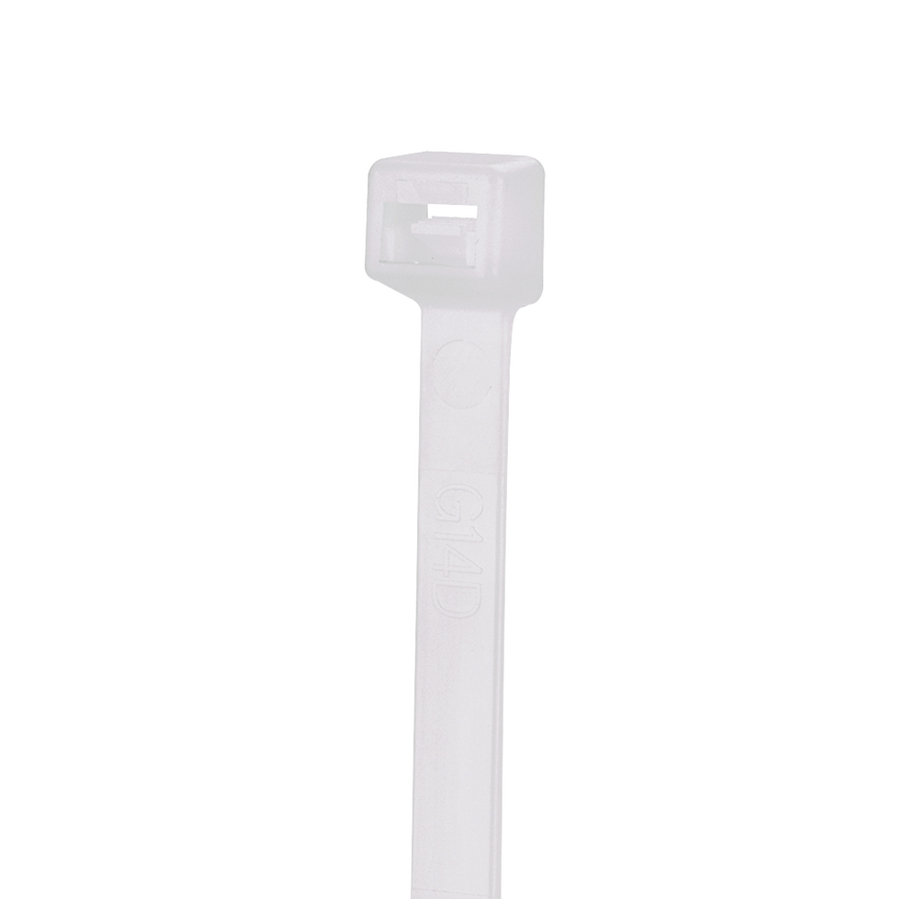 Cincho de Nylon 6.6 StrongHold™, 300mm largo x 3.6mm ancho, Color Natural, Plenum, Paquete de 100pz