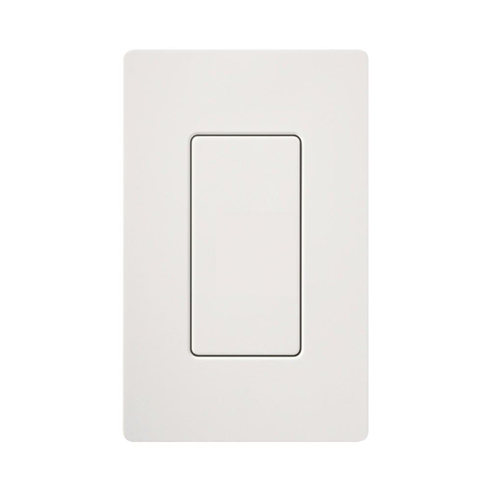 Placa ciega de pared color blanco Snow
