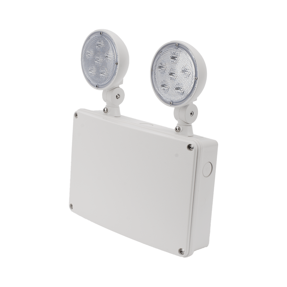 Letrero LED de SALIDA con Luz de Emergencia/Montaje Universal (pared, lateral o Techo)/Batería de Respaldo Incluida