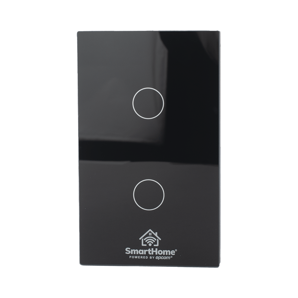 (ZigBee) Apagador switch inalámbrico ZigBee, control de 2 regresos de carga, 110V