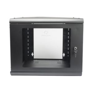 Gabinete de Pared 9U de 635 mm de Profundidad, Rack de 19 in en Acero Reforzado: Compacto y Resistente para Soluciones Profesionales