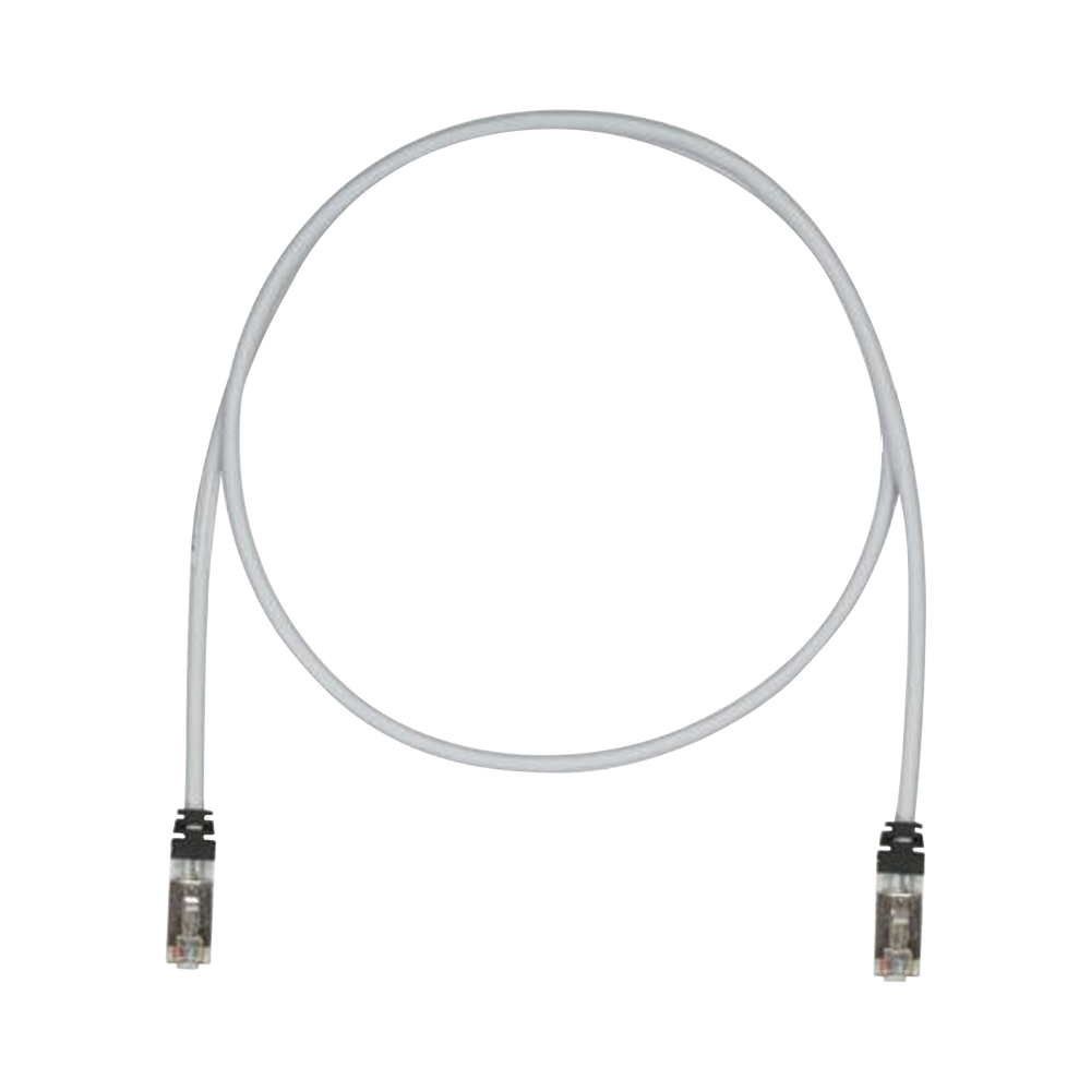 Patch Cord Cat6A, Blindado S/FTP, CM/LS0H, 2.13 Metros (7 Pies), Color Gris