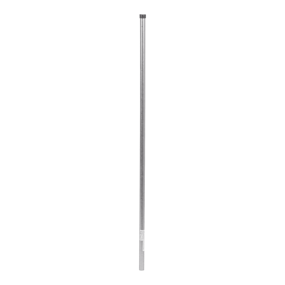 Poste de Esquina de 1.2m para Cerca Electrificada de Tubo Galvanizado cal. 18 de 1"Diam. Ideal para 5 Aisladores (No incluidos).