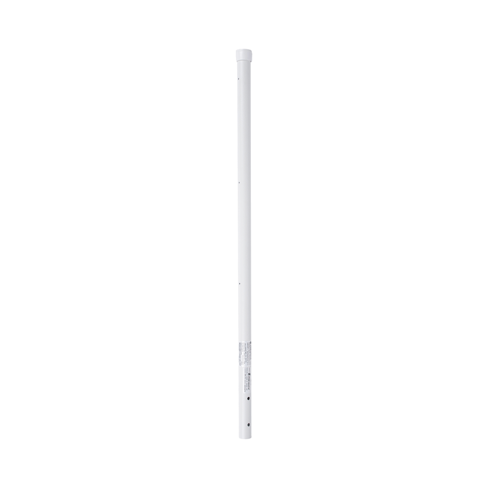 Poste de Esquina de 0.8m para Cerca Electrificada. Tubo Galvanizado cal. 18 de 1"Diam. con Tapón, ideal para 3 Aisladores.