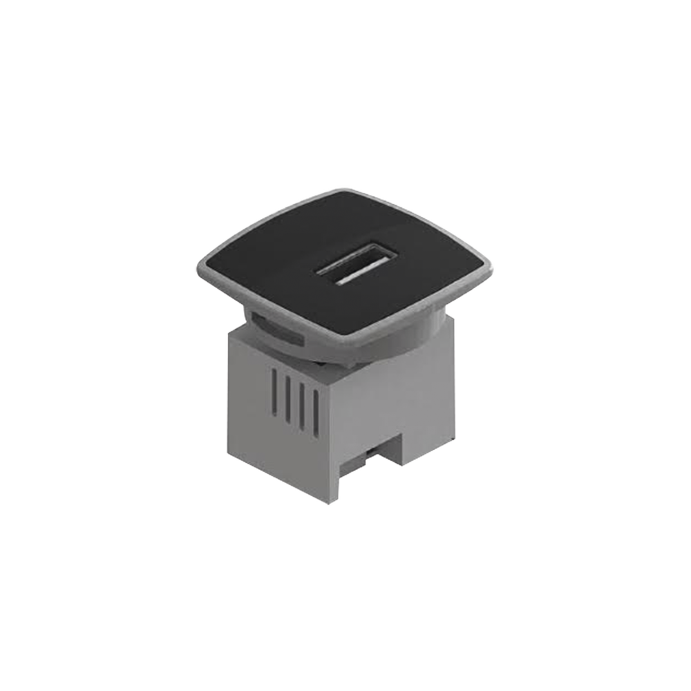Caja Mini USB Charger, Color Negro 1 Puerto USB