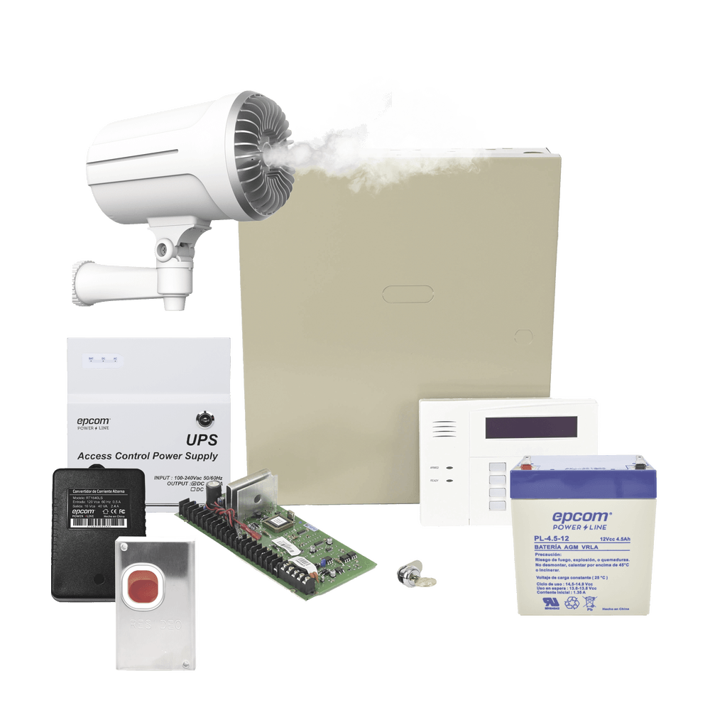 Kit de Panel de Alarma VISTA48LA con Generador de Niebla SF501P / Todo incluido