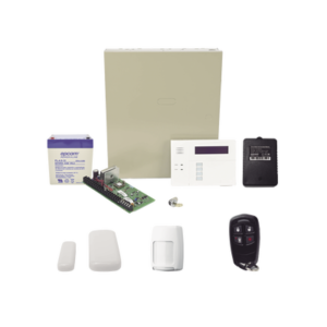 Kit inalámbrico de panel VISTA48 con teclado 6160RF receptor inalámbrico, 2 contactos magneticos, 1 PIR 5800PIR, 1 Control Remoto 58344, Batería y Transformador