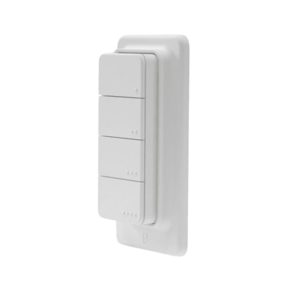 Boton inalambrico Bluetooth 4 botones para configurar escenarios.