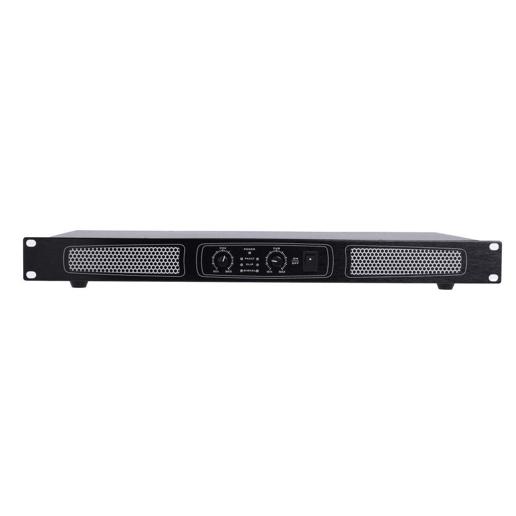Amplificador Profesional EP-2350B | 350W x 2 @8Ω | Clase D Digital | Fuente Conmutada | Protecciones Múltiples | Diseño 1U Compacto | Disipación Inteligente