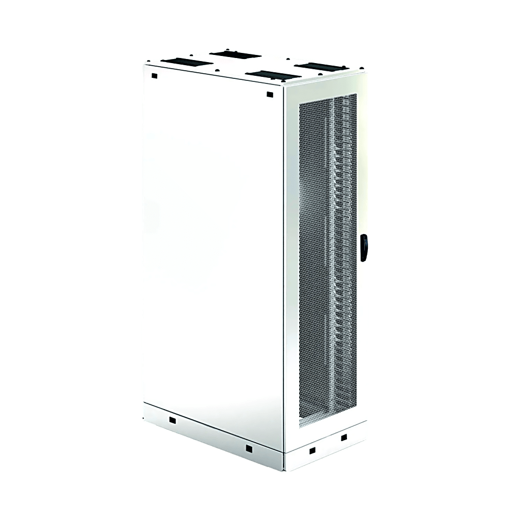 Gabinete para Servidor ProLine S1, 45U, Dimensiones 2163 x 800 x 1200 mm, Acero Blanco RAL 9003, Base con Ruedas/Niveladores, Incluye Soporte para Regletas, Manejo de Cableado y Puerta Perforada Flujo de Aire