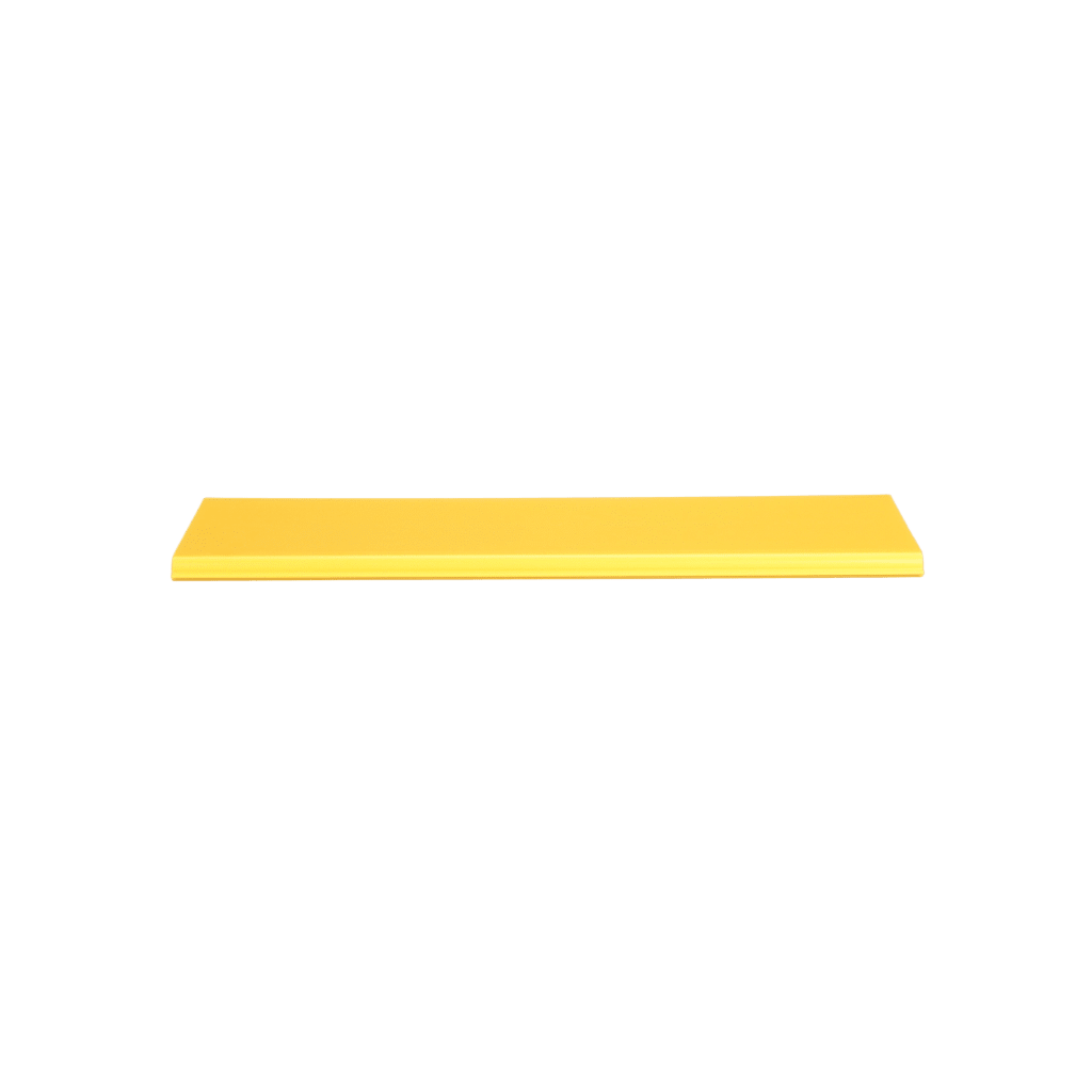 Tapa Con Bisagra a Presión Para Canaleta FiberRunner™ FR6X4YL6, de PVC Rígido, Color Amarillo, 10 ft. de Largo