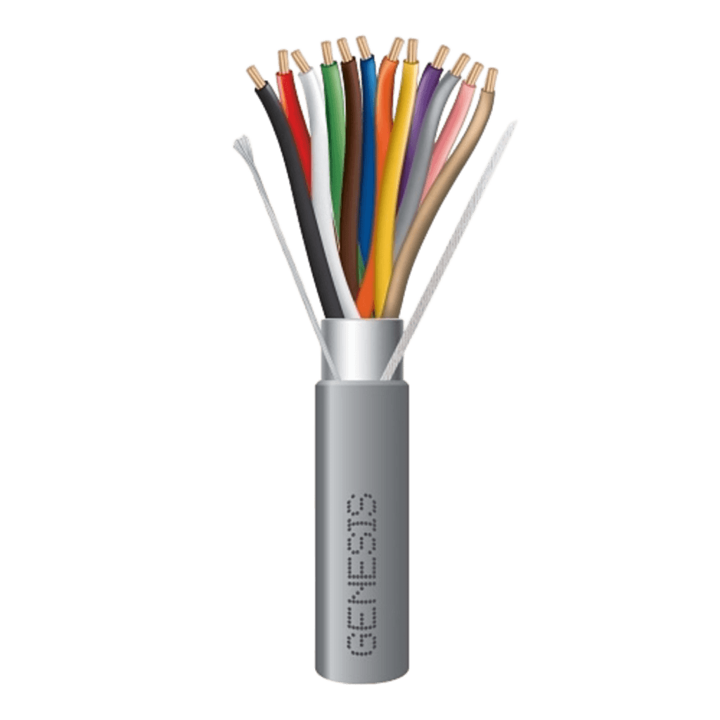Carrete de 305 Metros (1000 Pies) / Cable 12 x 18 AWG / Color Gris / Blindado / Riser / Aplicaciones de Audio Control de Acceso y Automatización