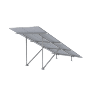 Montaje para Panel Solar 2X2, Riel 5 de 2700mm para Módulos con Espesor de 30-35mm, Vel. de Viento Máx. 136km/h