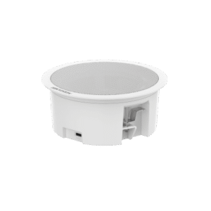 Bocina (Altavoz IP) Con Bluetooth | Montaje en Plafón | 3 Watts | PoE+ | Entrada de alarma | Soporta Bocinas secundarias |  Voceo en tiempo real | Calendarización de audios | Síntesis de Voz (TTS)