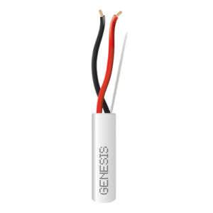 Cable Riser 2 Conductores / 18 AWG / 305 m (1000 ft) / Blanco / CMR CL3R FT4 UL 1666