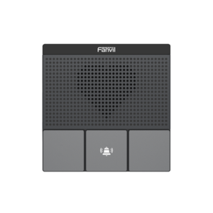 Mini Intercomunicador Wi-Fi para hotelería, hospitales, con diseño elegante, PoE, 3 botones, 1 relevador integrado de salida y entrada.