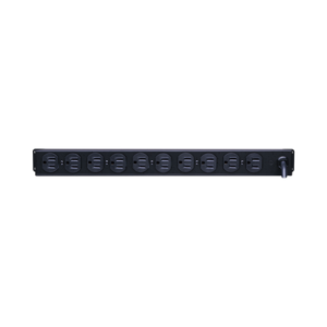 PDU Básico Para Distribución de Energía, Con 10 Tomas NEMA 5-15R Traseras, 1UR, 15 Amp, 120 Vca