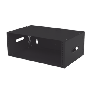 Gabinete de Pared para Redes / 4U / Profundidad 250 mm (9.8 in) / Acero Galvanizado Calibre 20 / Montaje Compacto