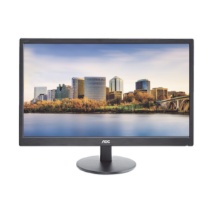 Monitor LED de 24", Resolución 1920 x 1080 Pixeles con Entradas de Video VGA/HDMI. Panel MVA y Altavoces Integrados. Compatible VESA