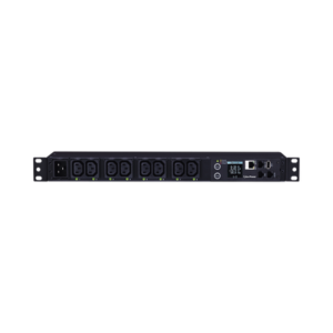 PDU Switchable y Monitoreable por Toma, para Distribución de Energía, Entrada 200-240 Vca NEMA L6-20P, Con 8 Salidas C13, Horizontal 19in, 2UR