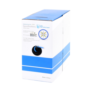 Bobina de Cable Cat6 / 305 m (1000 ft) / 24 AWG / CM / 250 MHz / UTP / Azul